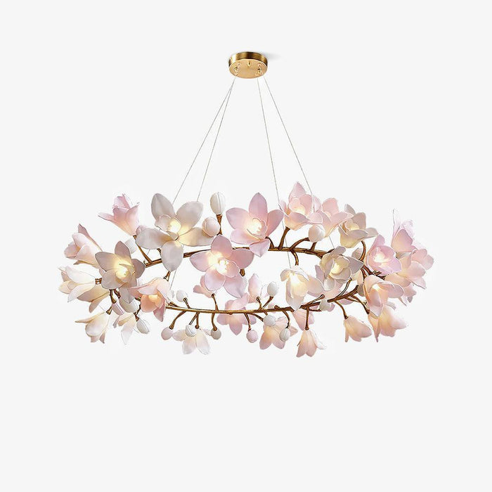 Circular Blossom Chandelier-DWHOME