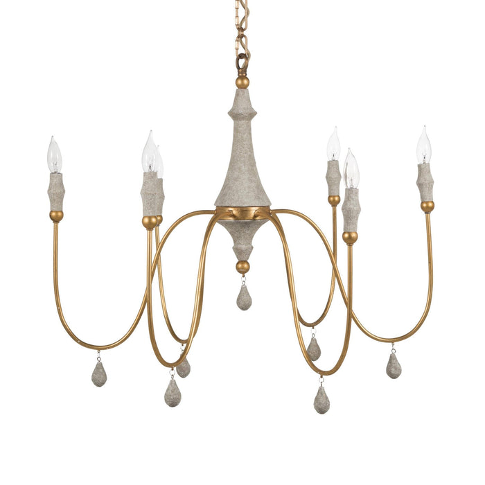 Clay Chandelier-DWHOME