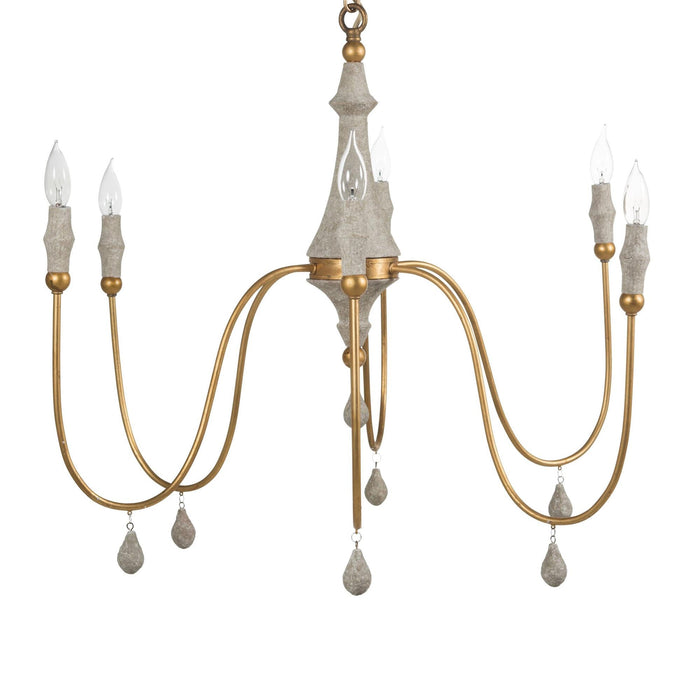 Clay Chandelier-DWHOME