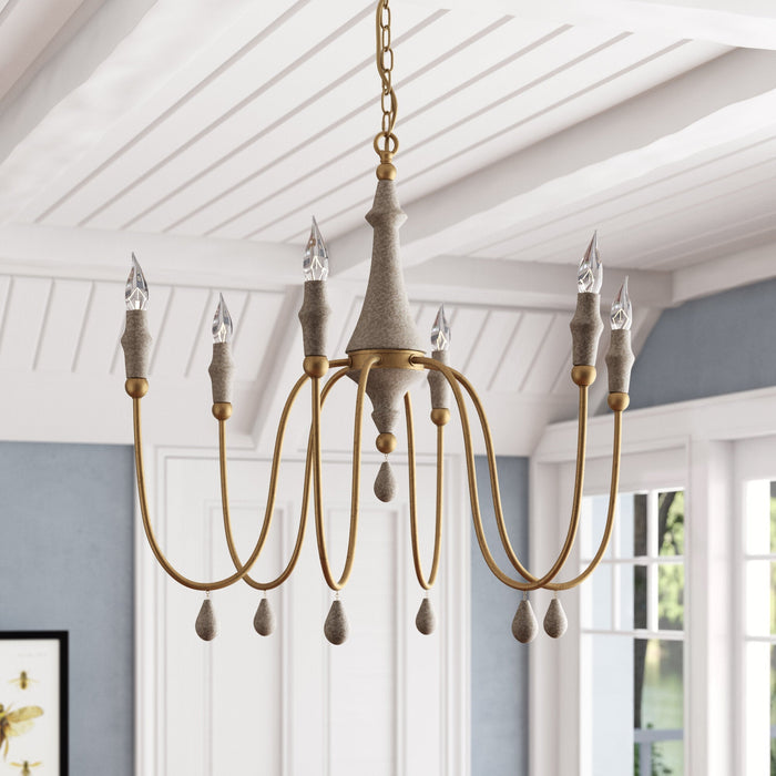 Clay Chandelier-DWHOME