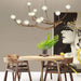 Madelyn Rustic Branch Chandelier Frosted/Clear Ball - DWHOME