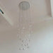 Clear Crystal Bubble Chandelier For High Ceiling Foyer-DWHOME