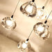 Clear Crystal Bubble Chandelier For High Ceiling Foyer-DWHOME