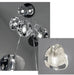 Clear Crystal Bubble Chandelier For High Ceiling Foyer-DWHOME