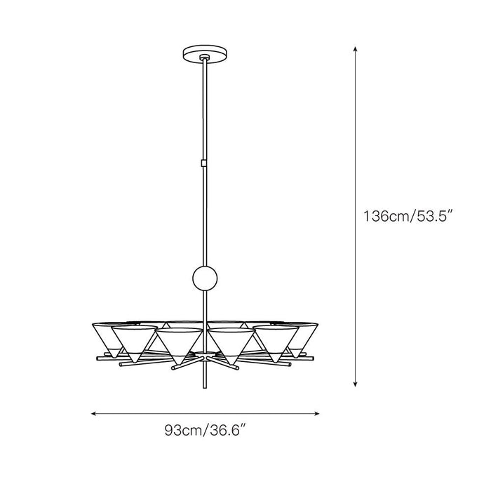 Cleo Large Chandelier-DWHOME