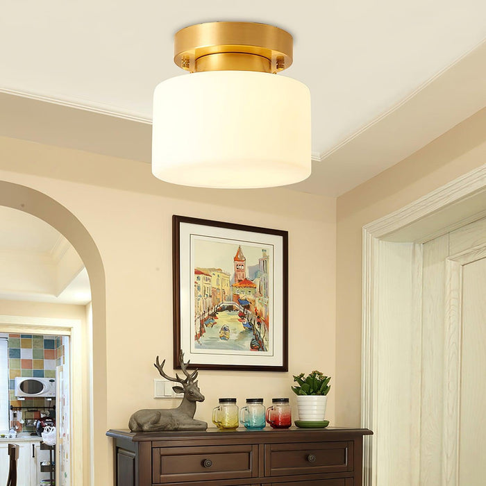 Clinio Flush Mount Ceiling Light-DWHOME