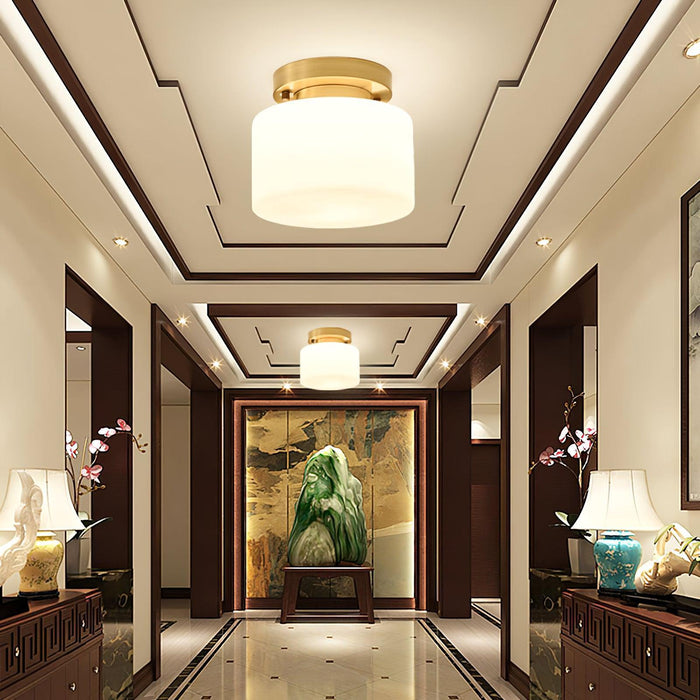 Clinio Flush Mount Ceiling Light-DWHOME