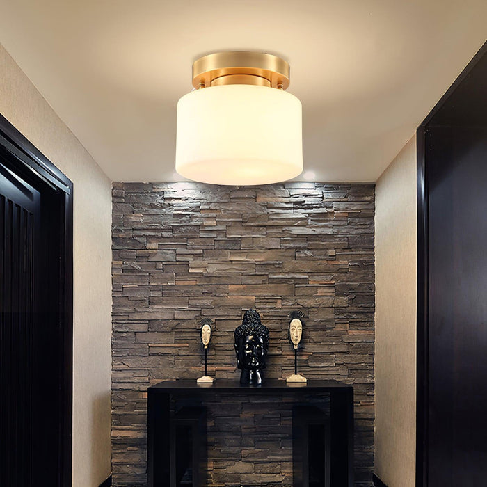 Clinio Flush Mount Ceiling Light-DWHOME