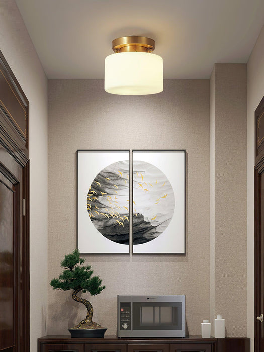 Clinio Flush Mount Ceiling Light-DWHOME
