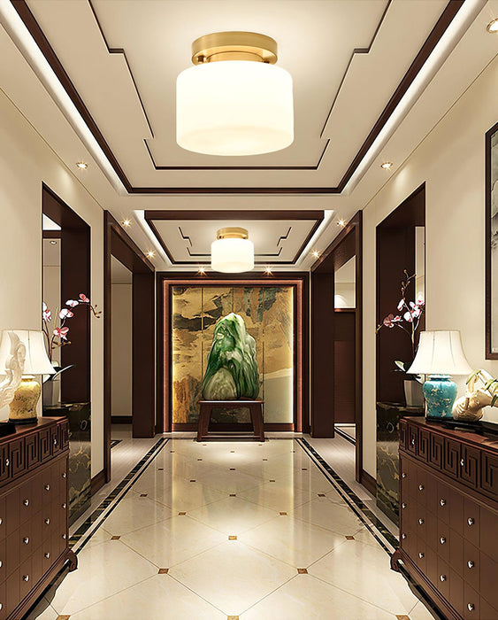 Clinio Flush Mount Ceiling Light-DWHOME