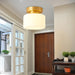 Clinio Flush Mount Ceiling Light-DWHOME