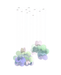 Clouds Iridescent Disc Chandelier - Vakkerlight