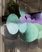 Clouds Iridescent Disc Chandelier