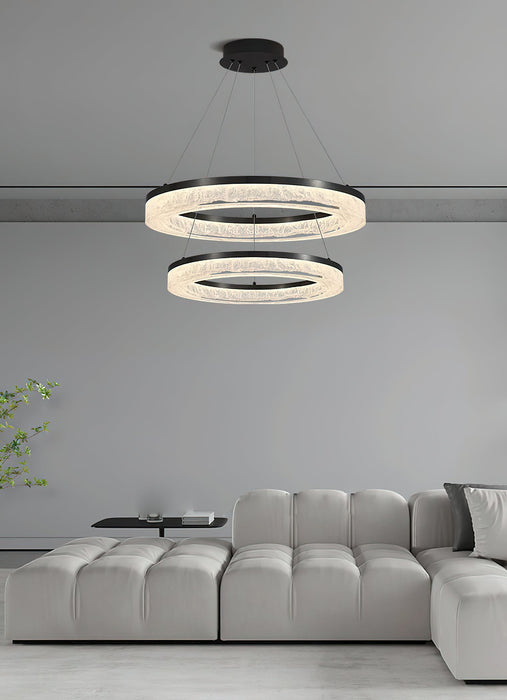 Coblitz Round LED Chandelier-DWHOME