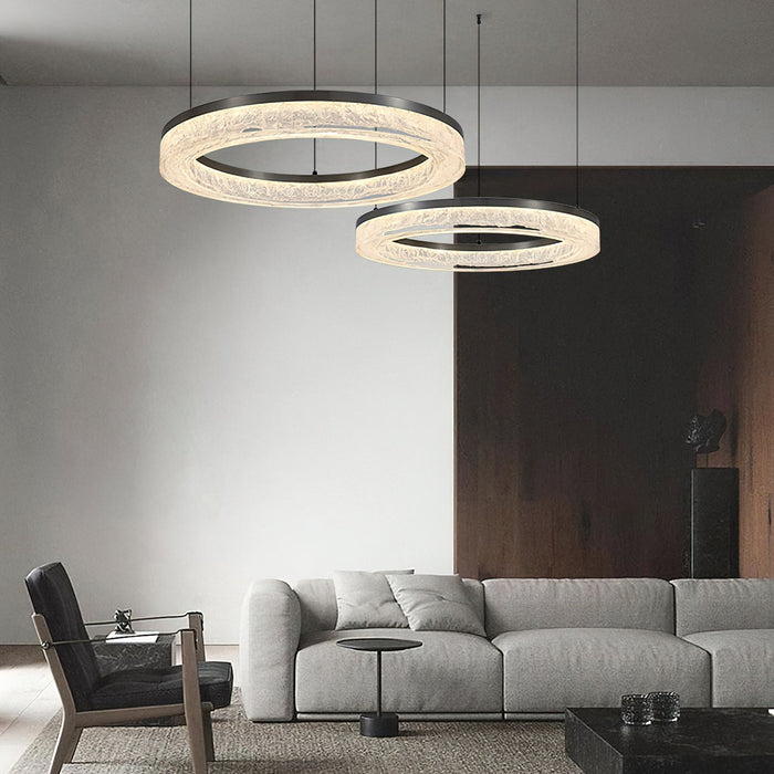 Coblitz Round LED Chandelier-DWHOME