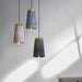 Coburg Wood Cement Pendant Light-DWHOME