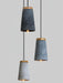 Coburg Wood Cement Pendant Light-DWHOME