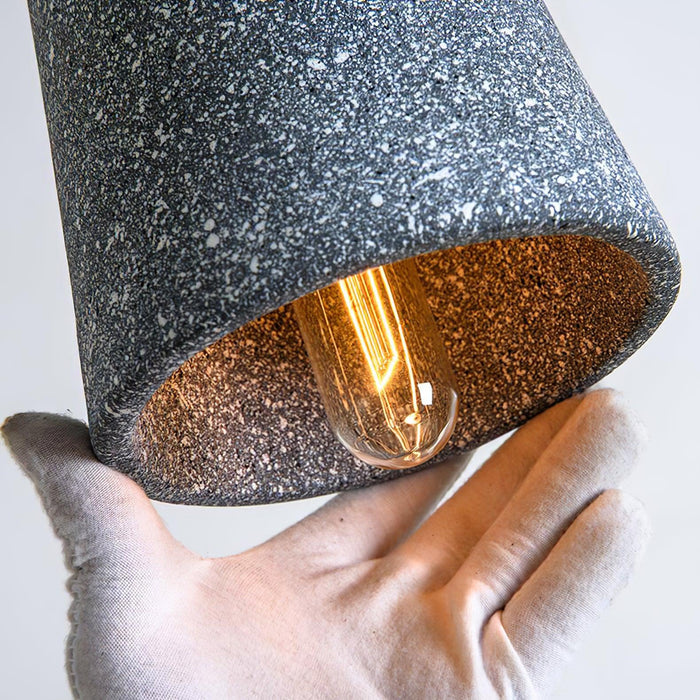 Coburg Wood Cement Pendant Light-DWHOME