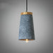 Coburg Wood Cement Pendant Light-DWHOME