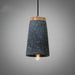 Coburg Wood Cement Pendant Light-DWHOME