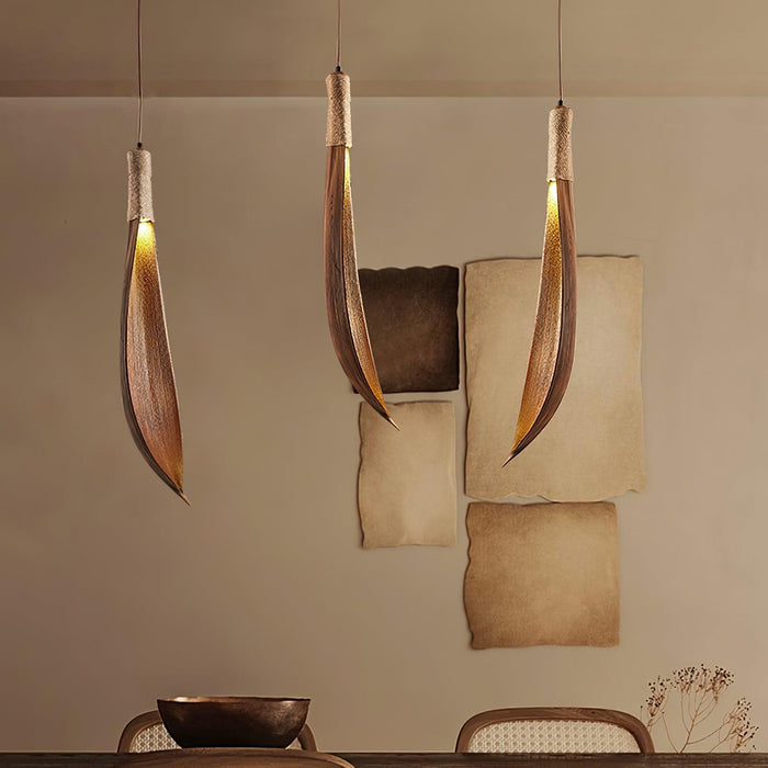 Cocoa Leaf Pendant Lamp-DWHOME