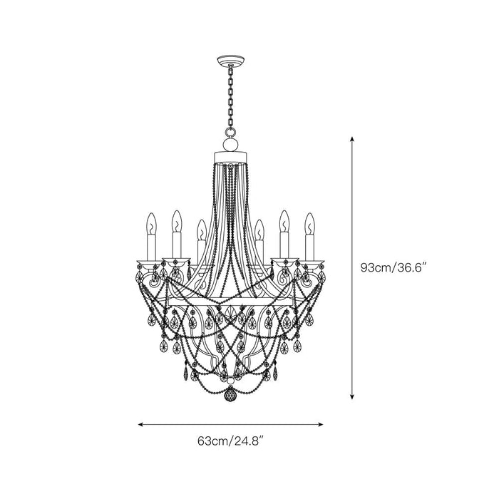 Collier Crystal Chandelier-DWHOME