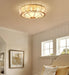 Colonial Glass Drum Ceiling Light-DWHOME
