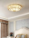 Colonial Glass Drum Ceiling Light-DWHOME