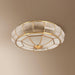 Colonial Glass Drum Ceiling Light-DWHOME