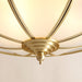 Colonial Glass Drum Ceiling Light-DWHOME