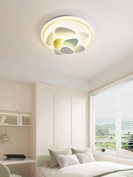 Colorful Cloud Round Ceiling Lamp-DWHOME