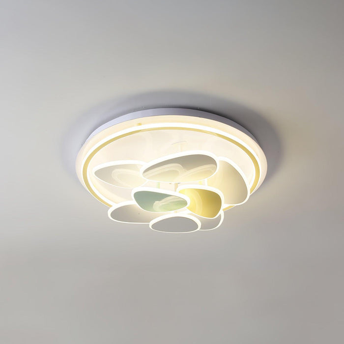 Colorful Cloud Round Ceiling Lamp-DWHOME