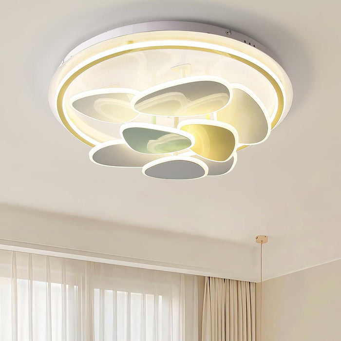 Colorful Cloud Round Ceiling Lamp-DWHOME