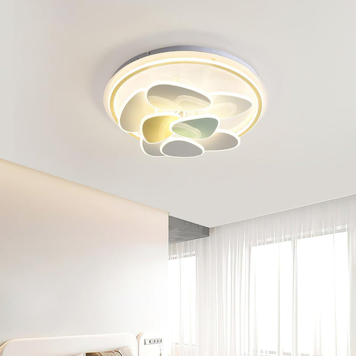 Colorful Cloud Round Ceiling Lamp-DWHOME