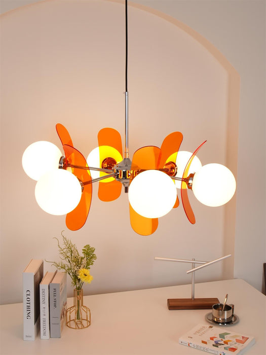 Coloured Sputnik Chandelier-DWHOME