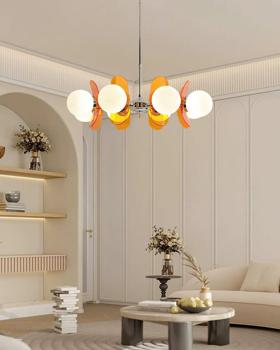 Coloured Sputnik Chandelier-DWHOME