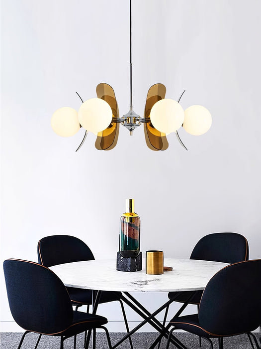 Coloured Sputnik Chandelier-DWHOME