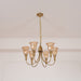 Columbia Brass Chandelier-DWHOME