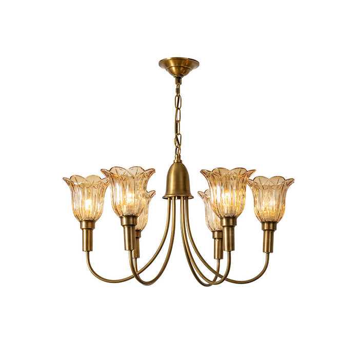 Columbia Brass Chandelier-DWHOME