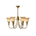 Columbia Brass Chandelier-DWHOME