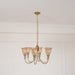 Columbia Brass Chandelier-DWHOME
