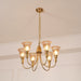 Columbia Brass Chandelier-DWHOME