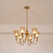Columbia Brass Chandelier-DWHOME