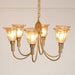 Columbia Brass Chandelier-DWHOME