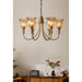 Columbia Brass Chandelier-DWHOME