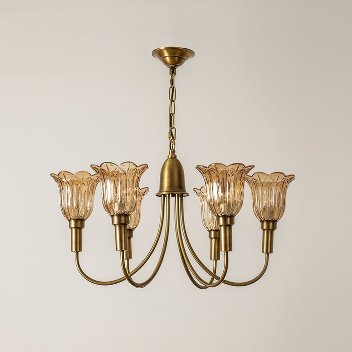Columbia Brass Chandelier-DWHOME