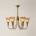 Columbia Brass Chandelier-DWHOME