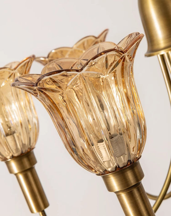 Columbia Brass Chandelier-DWHOME