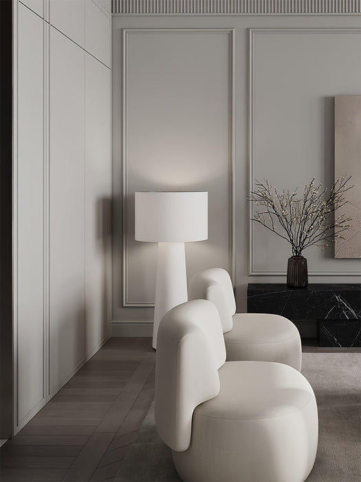 Column Fabric Floor Lamp-DWHOME
