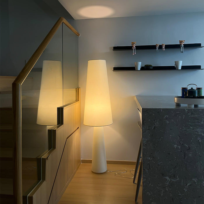 Column Fabric Floor Lamp-DWHOME